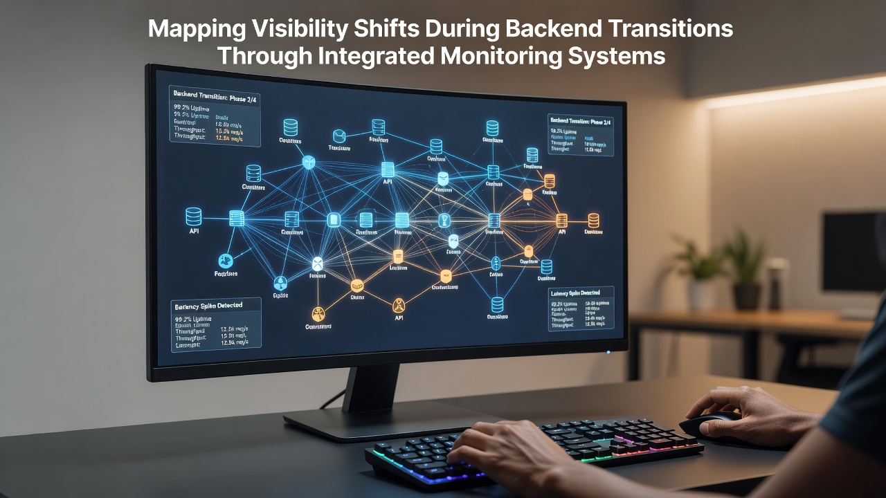 Mapping Visibility Shifts During Backend Transitions Through Integrated Monitoring Systems